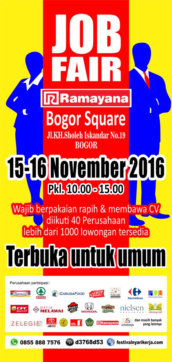 Job Fair Ramayana Bogor Square - November 2016