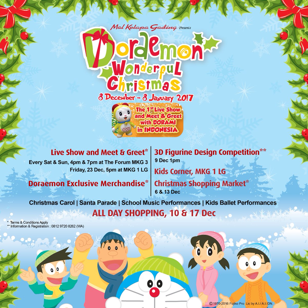 Doraemon Wonderful Christmas - Jakarta