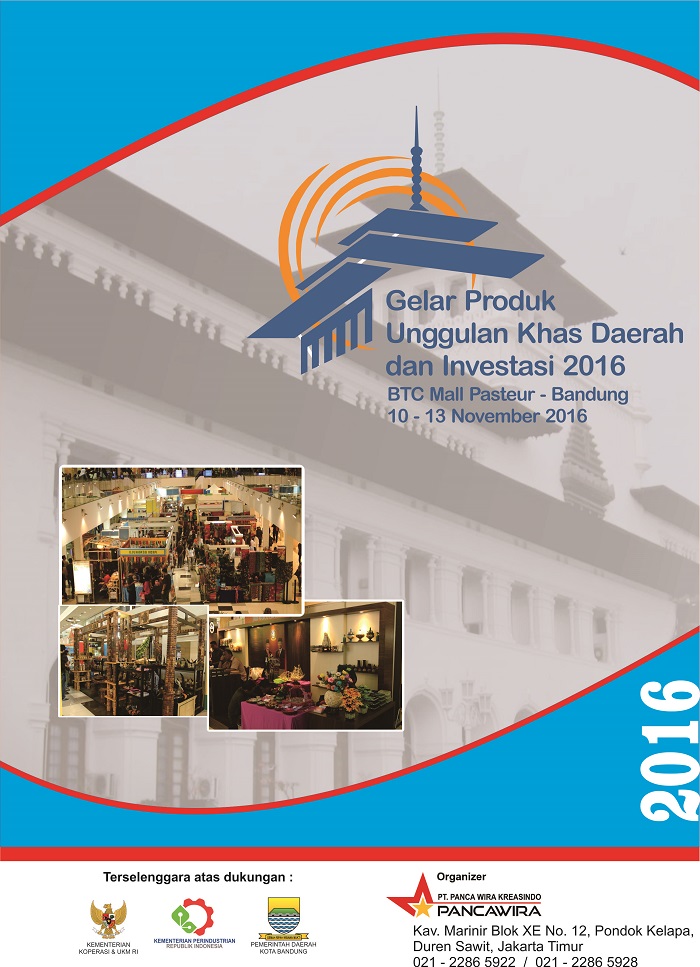 GELAR PRODUK UNGGULAN KHAS DAERAH DAN INVESTASI 2016