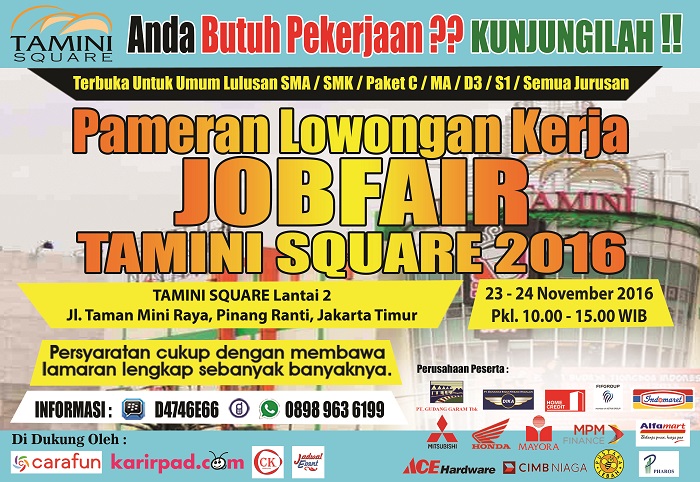 Job Fair Tamini Square 2016