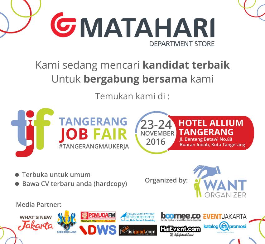 Tangerang Job Fair - November 2016
