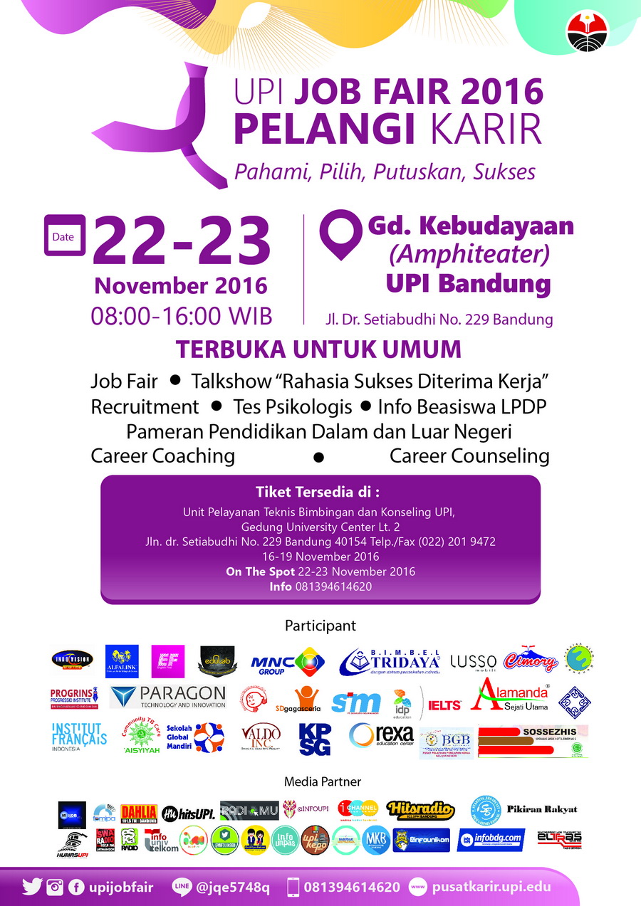 UPI Job Fair 2016 - Pelangi Karir
