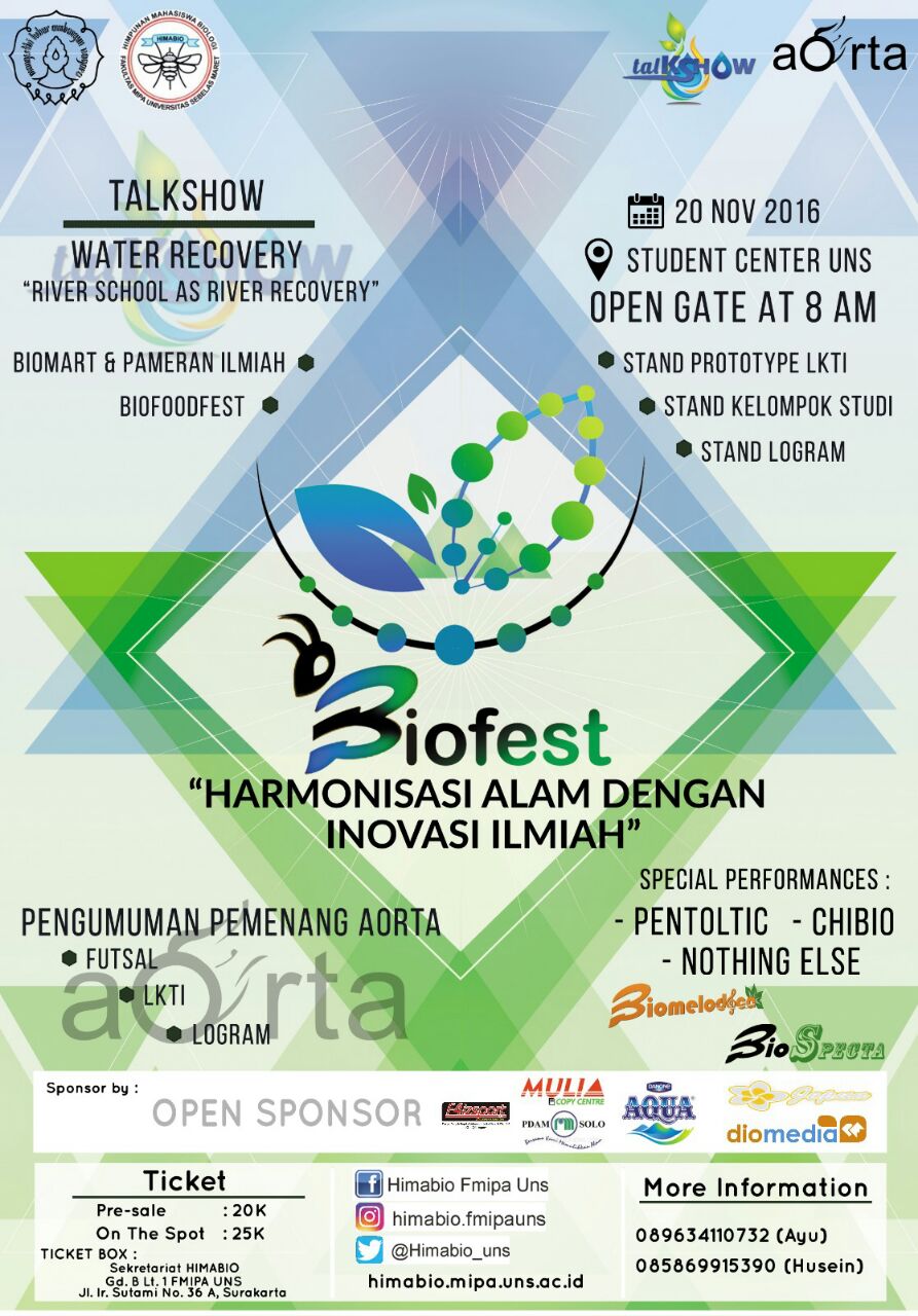BIOFE5T (BIOLOGI FESTIVAL) UNS