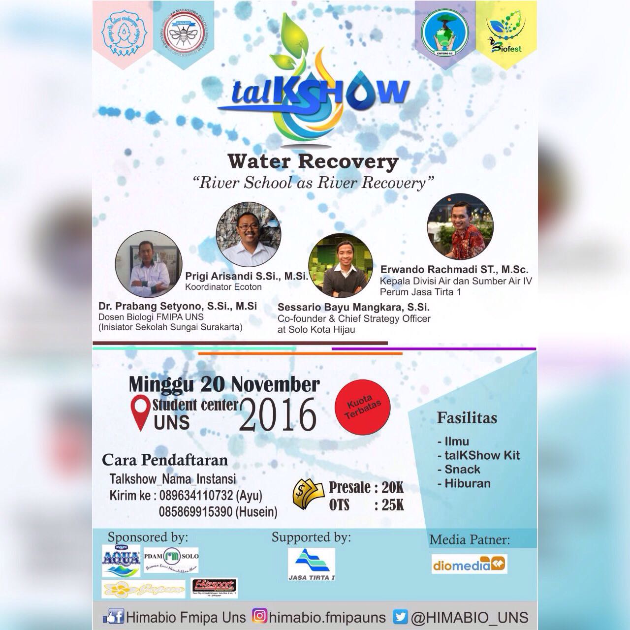 Talkshow "River School as River Recovery" - UNS