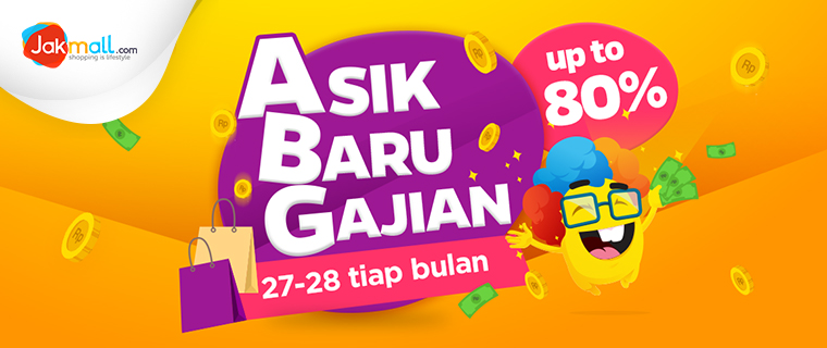 Promo ABG (Asik Baru Gajian) - Diskon Up to 80%