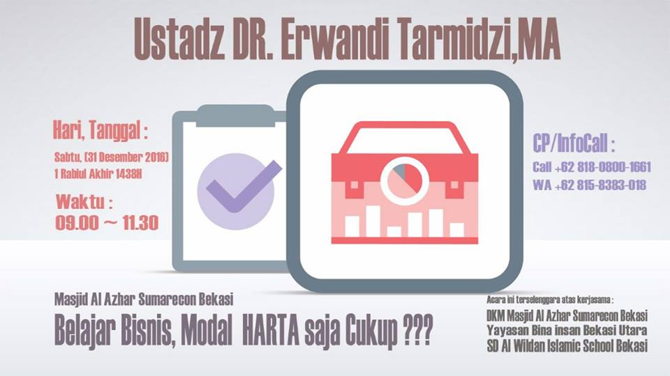 Kajian Ilmiah bersama Ustadz DR. Erwandi Tarmidzi, MA - Bekasi