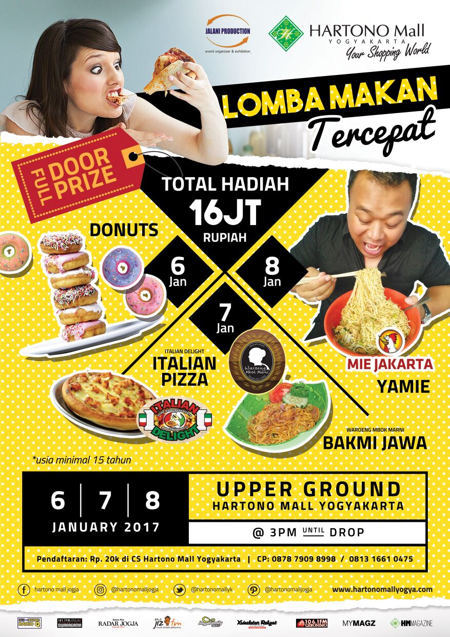 Lomba Makan Tercepat - Hartono Mall Jogja