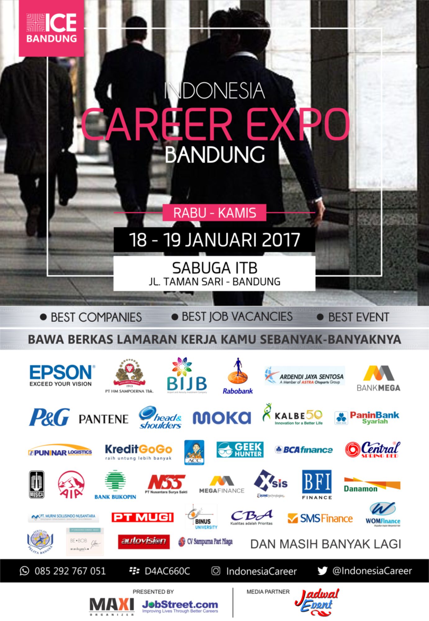 Indonesia Career Expo Bandung - Januari 2017