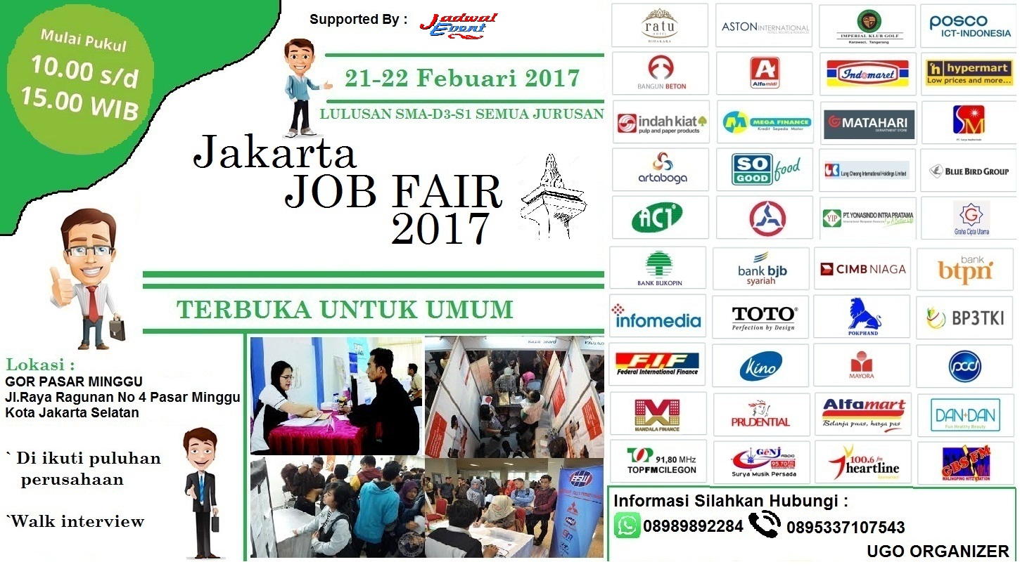 Bursa Kerja Jakarta Selatan - Februari 2017