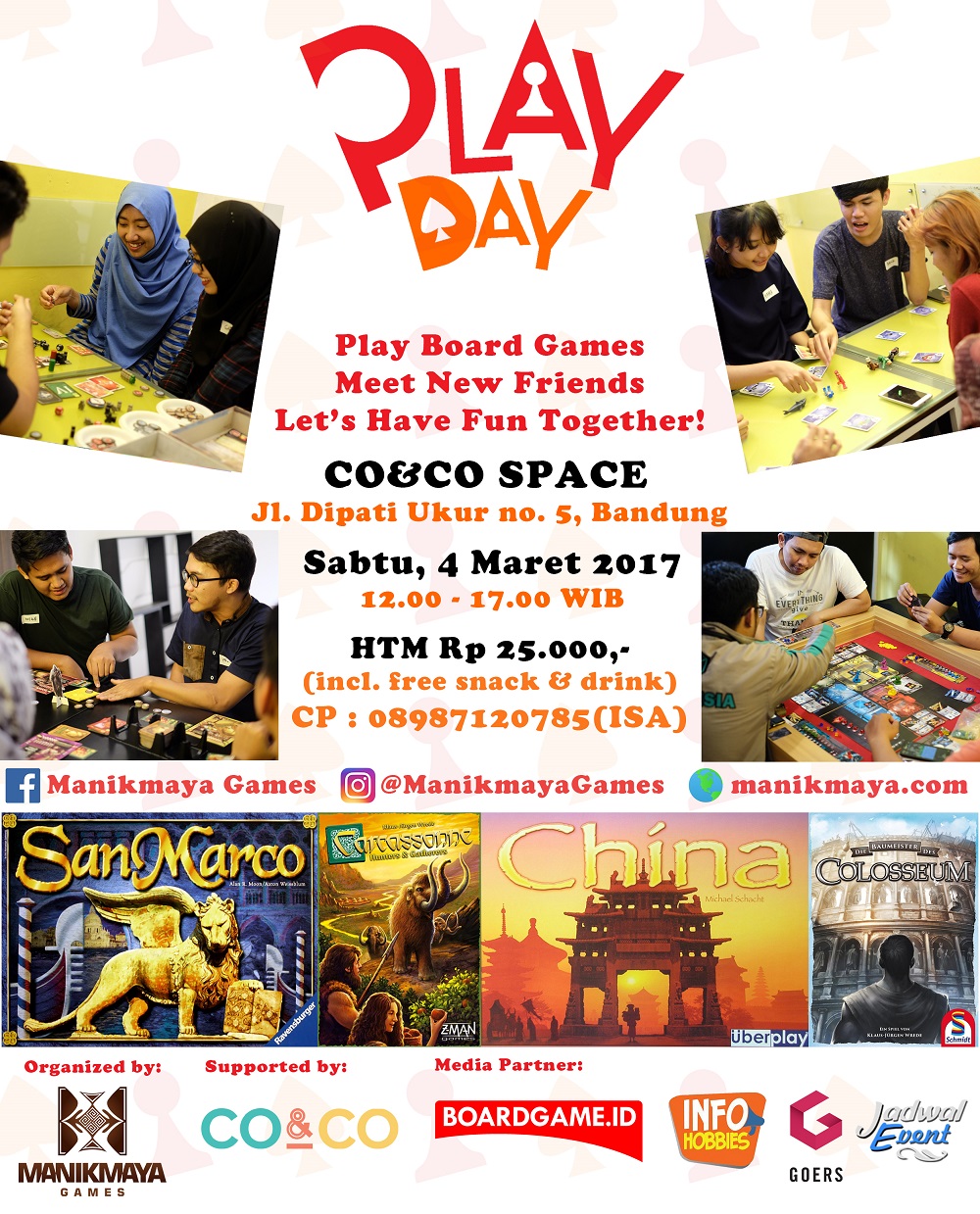 PlayDay: Deck-building - 4 Maret 2017