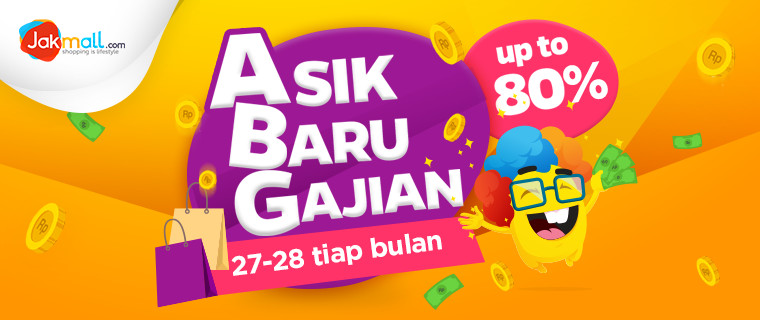Asik Baru Gajian (ABG) - Diskon Spesial hingga 80%