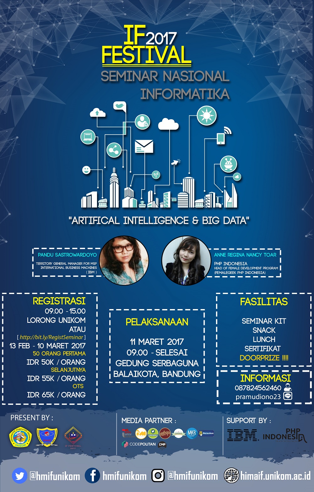 Seminar Nasional Informatika - "Artificial Intelligence & Big Data"