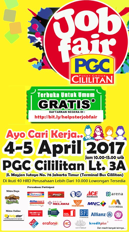 ​Job Fair ​Mall PGC Cililitan - April 2017
