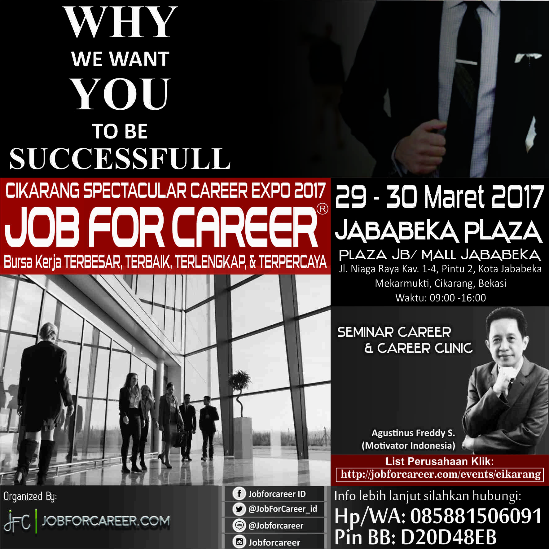 Cikarang Career Expo "JOB FOR CAREER" - Maret 2017