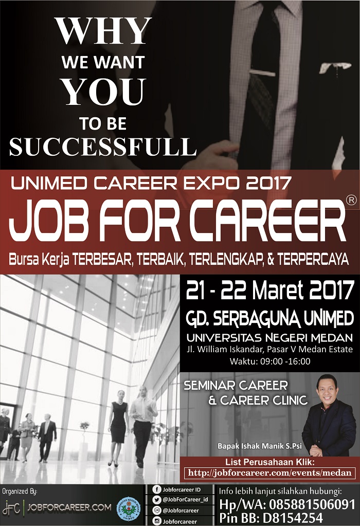 Unimed Career Expo "JOB FOR CAREER" - Maret 2017