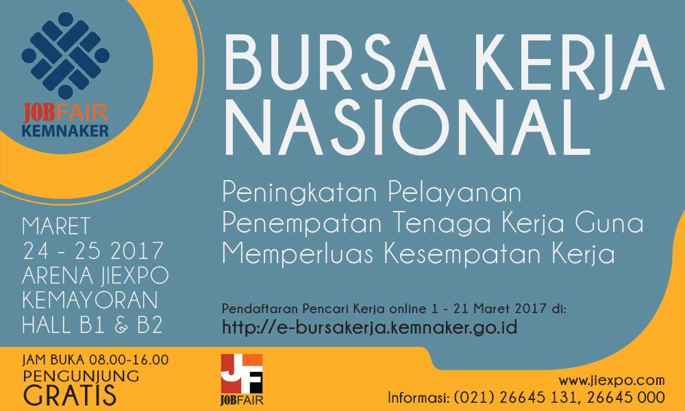 Job Fair Nasional Jakarta - Maret 2017