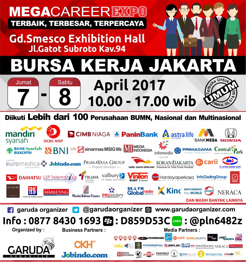 [Job Fair] Mega Career Expo Jakarta - April 2017