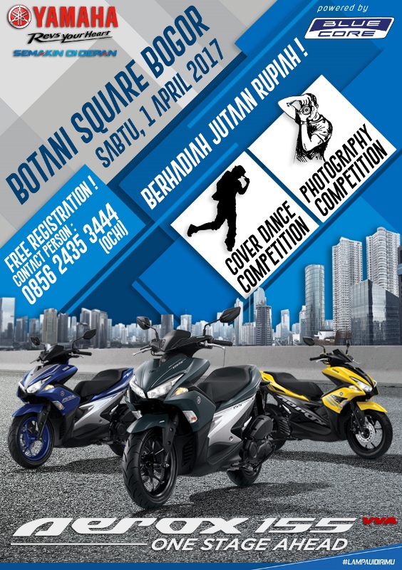 Photography dan Cover Dance Competition Launching Yamaha Aerox 155 VVA