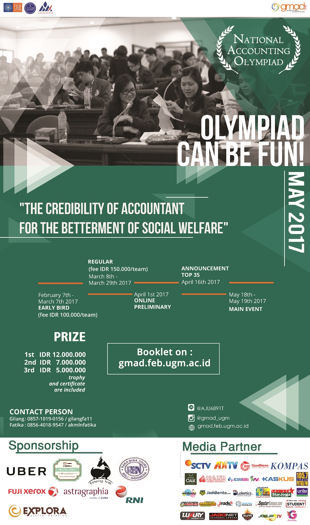 National Accounting Olympiad - Gadjah Mada Accounting Days