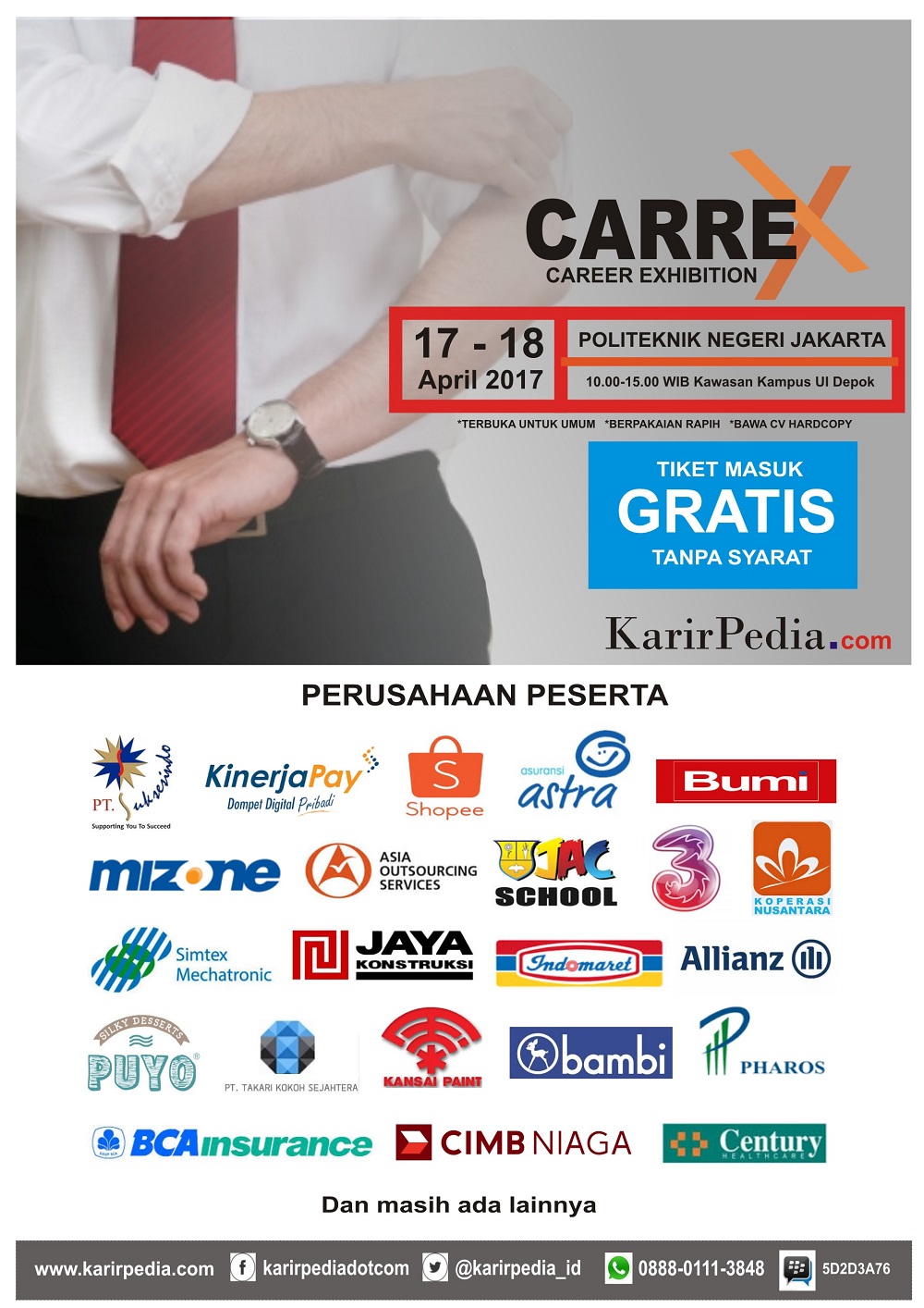 [Job Fair] Career Exhibition Jakarta - April 2017