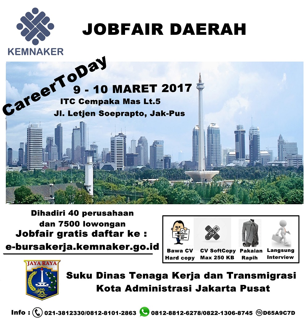 [Job Fair] CAREER TO DAY Jakarta - Maret 2017