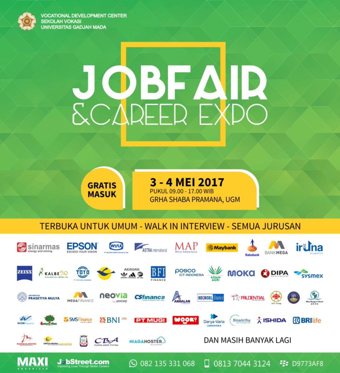 Job Fair & Career Expo Yogyakarta - Mei 2017