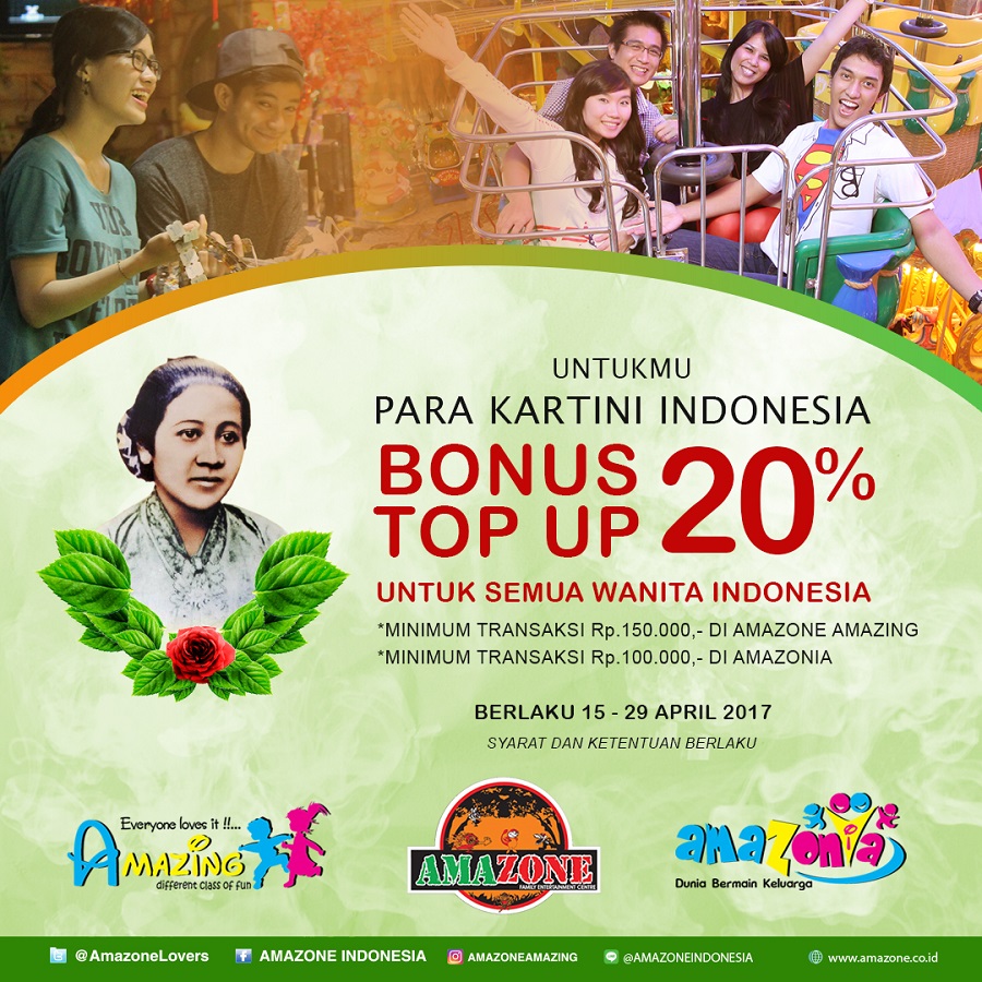 BONUS TOP UP 20% Amazone