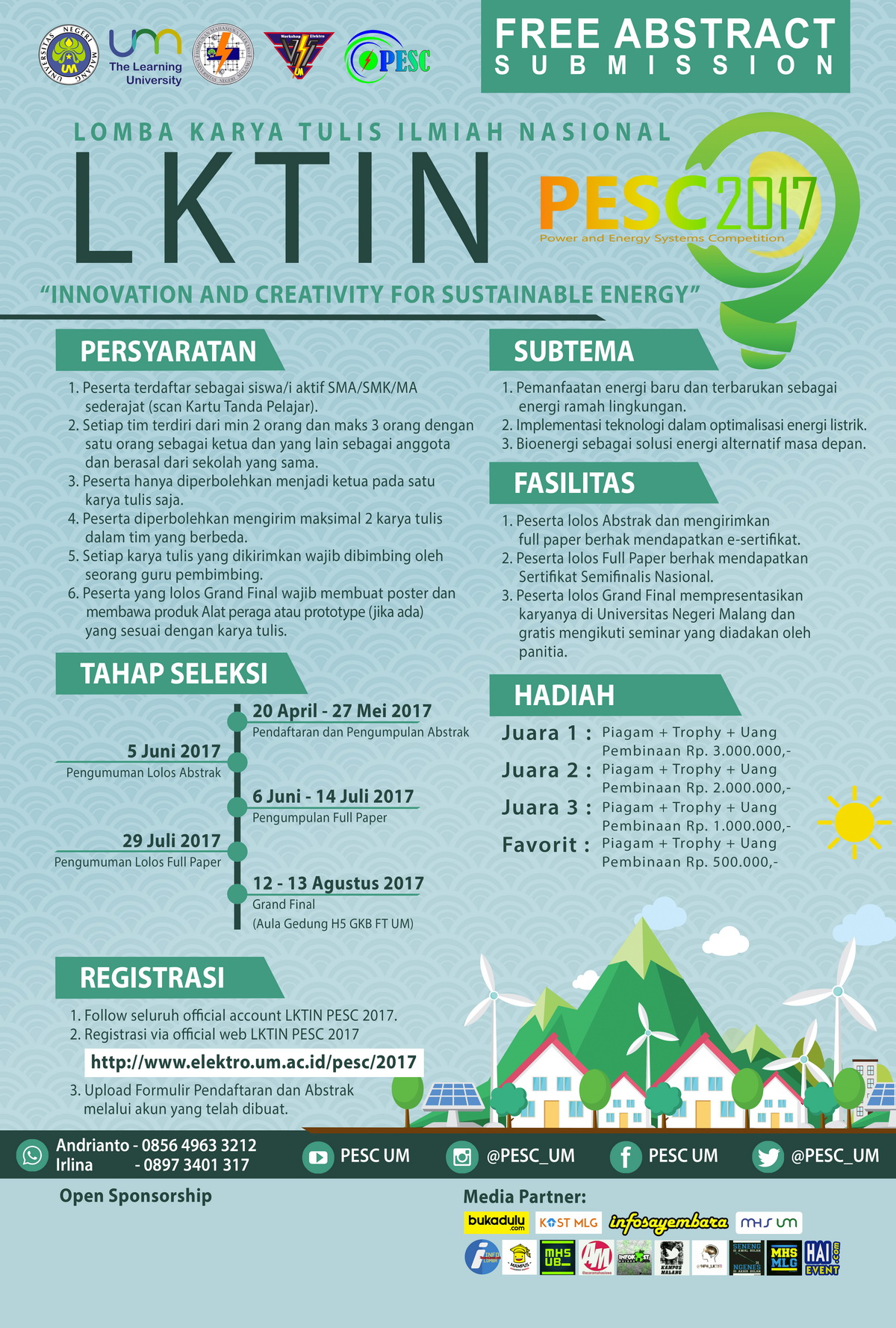 LKTIN PESC 2017 : Power Energy System Competition