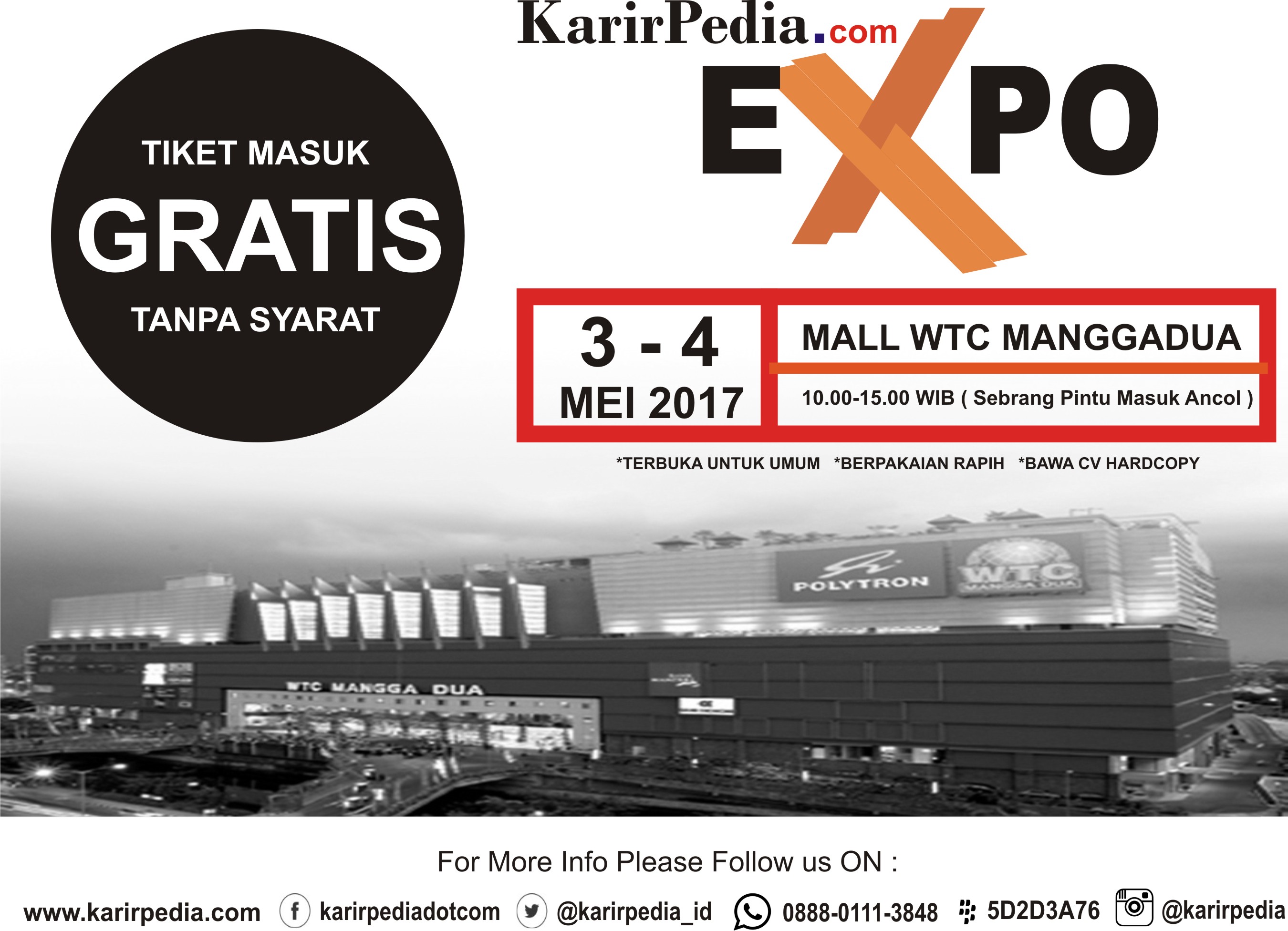 [Job Fair] Karirpedia.com EXPO - Mei 2017