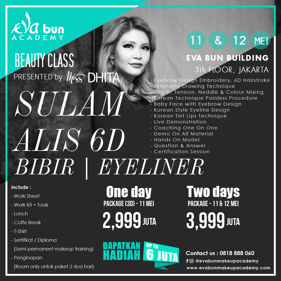 Semi Permanent Make Up Workshop by Eva Bun Academy 2017