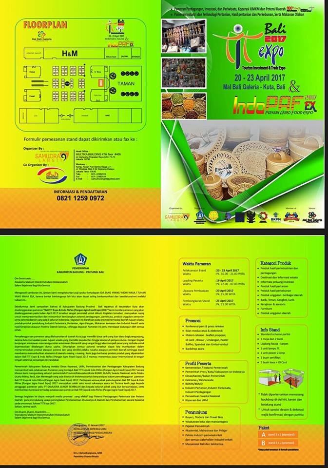 Pameran Perdagangan dan Pariwisata (Bali Titex 2017)