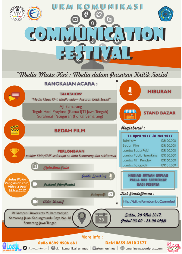 Communication Festival 2017 Se-Jawa Tengah