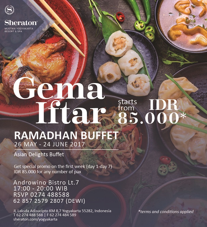 Buka Puasa Gema Iftar Sheraton Mustika Yogyakarta