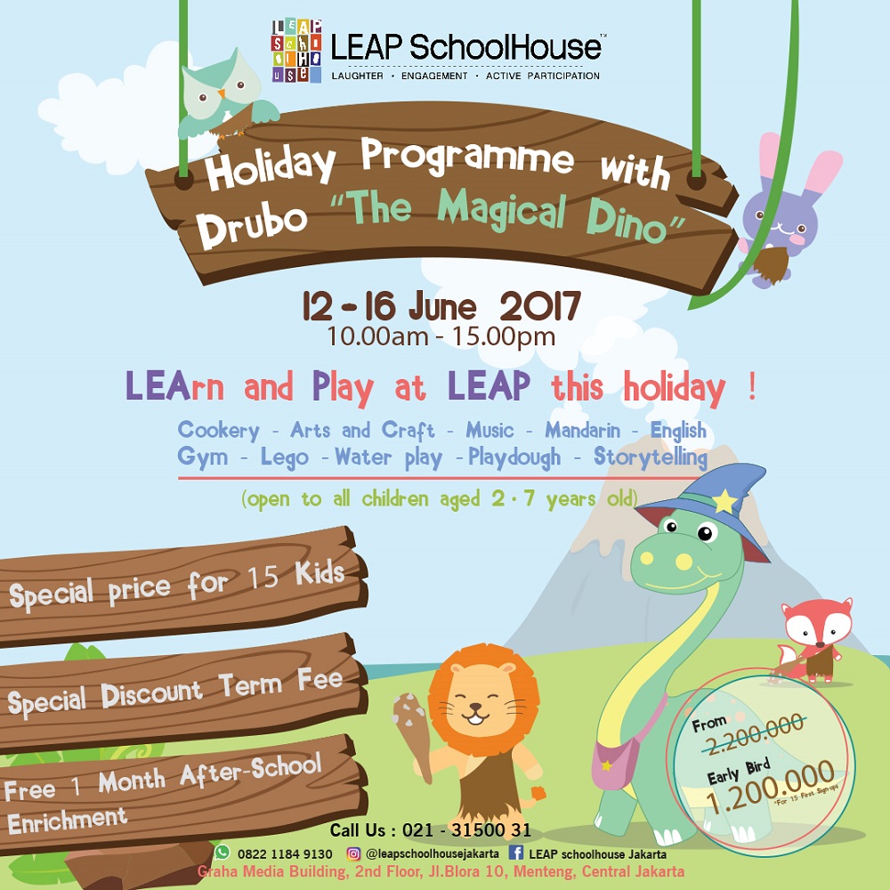 LEAP Holiday Programme with Drubo "The Magical Dino"