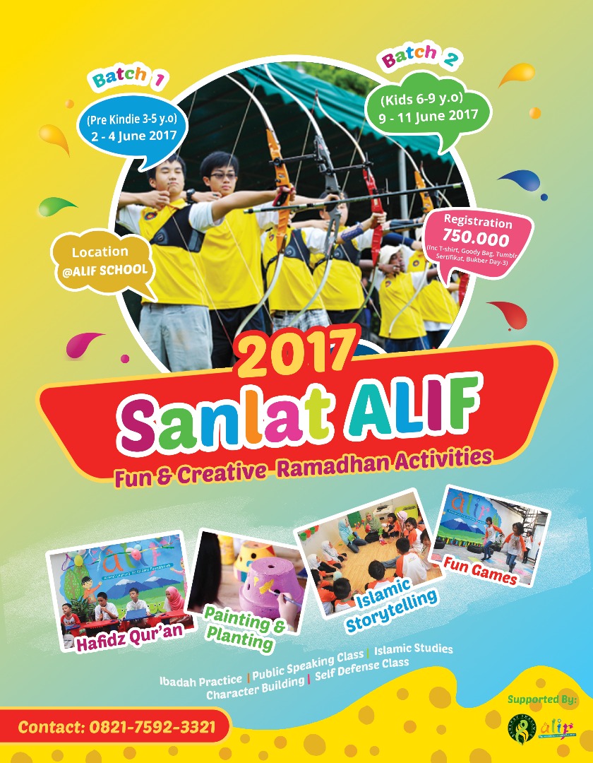 Ramadhan Fun With ALIF : SANLAT 2017 - Tangerang