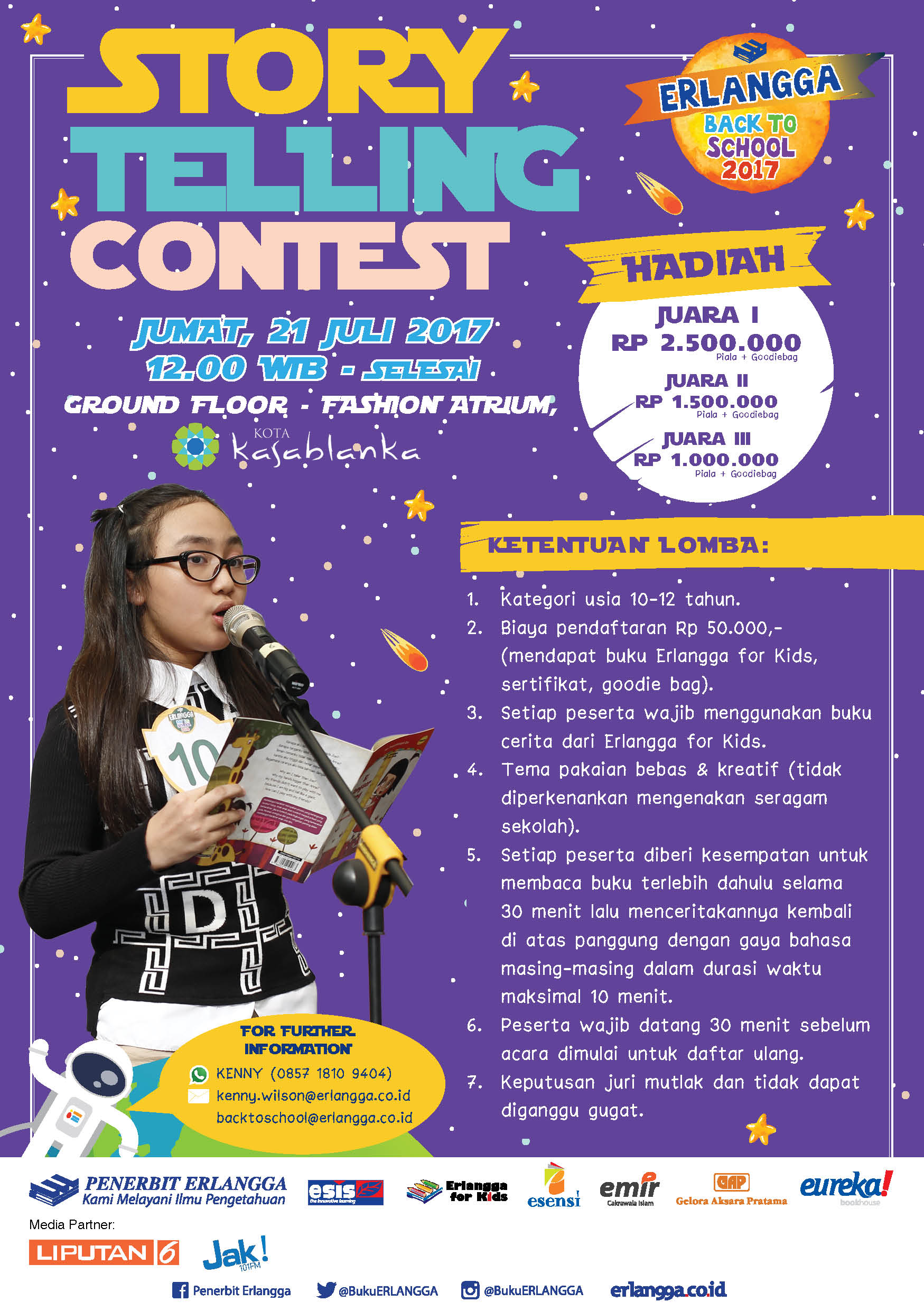 Story Telling Contest untuk Anak Usia 10 - 12 tahun