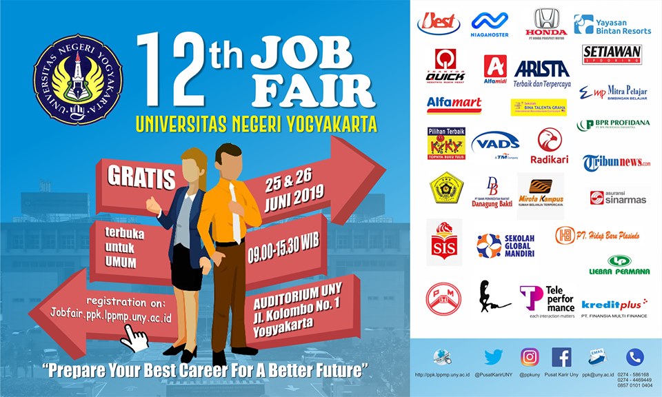 The 12th Job Fair UNY - Juni 2019