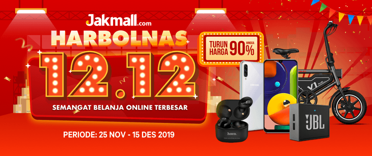 Promo HARBOLNAS 12.12 2019 - Turun Harga Hingga 90% #PastiUntung
