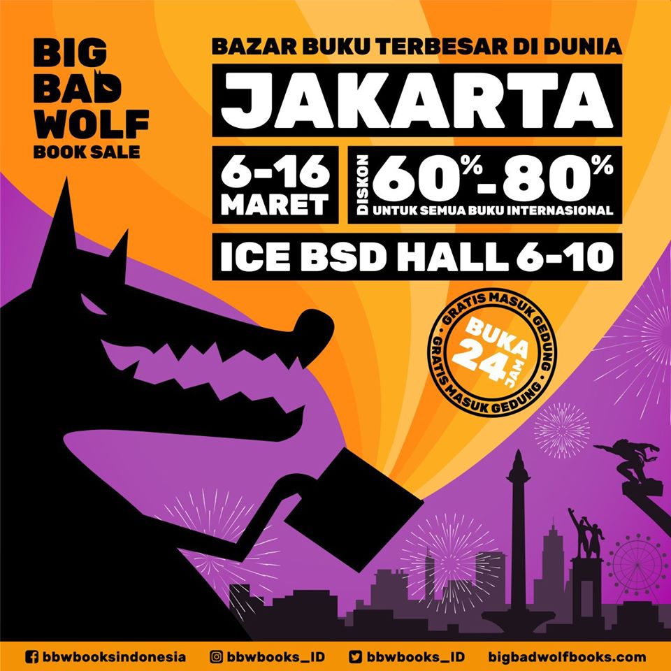 Big Bad Wolf Book Sale Jakarta 2020
