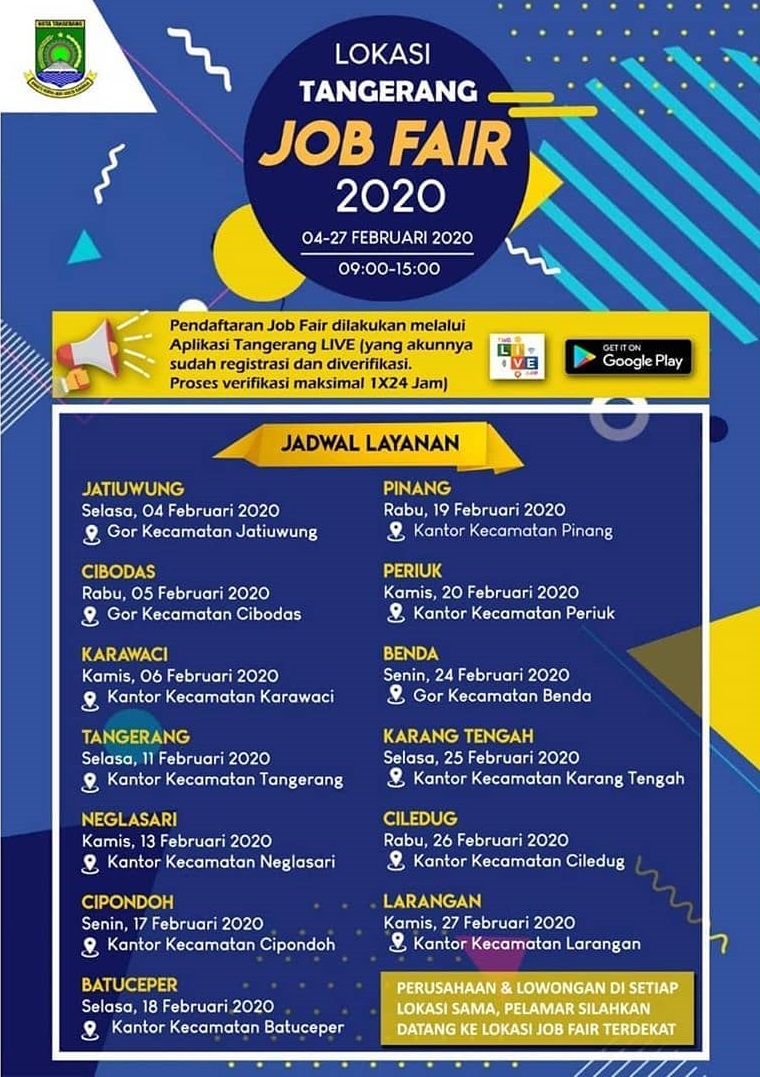 Tangerang Job Fair - Februari 2020