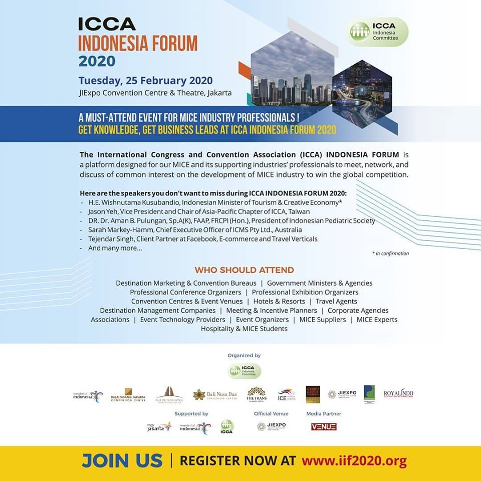 International Congress & Convention Association (ICCA) Indonesia Forum 2020