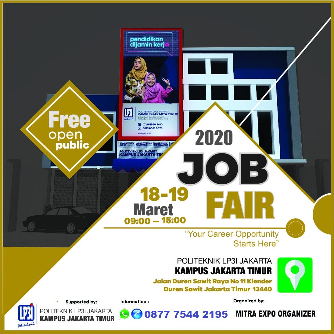 JOBFAIR LP3I JAKARTA TIMUR - MARET 2020