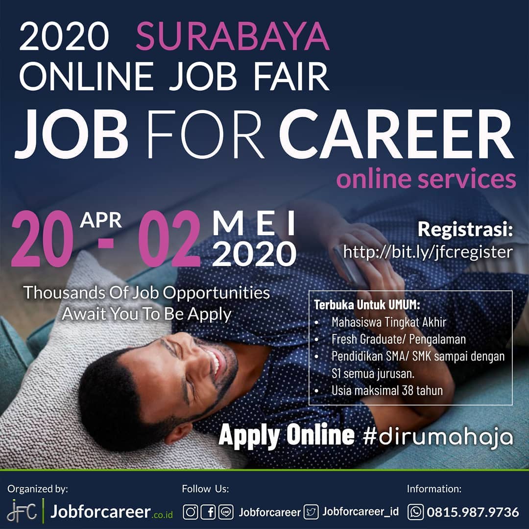 Surabaya Online JOB FAIR - April & Mei 2020 [REVISI]