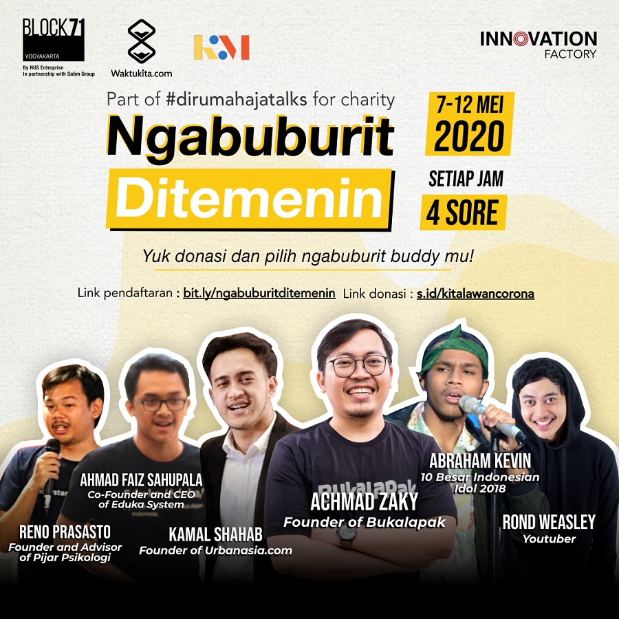 #DiRumahAjaTalks for Charity: Ngabuburit DItemenin!