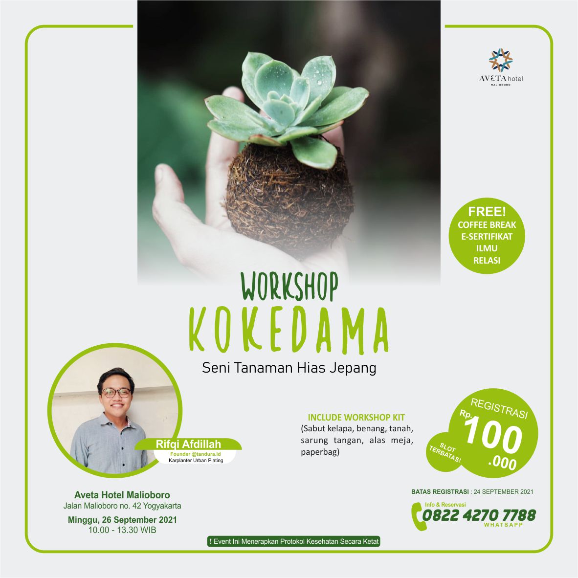 Workshop Kokedama