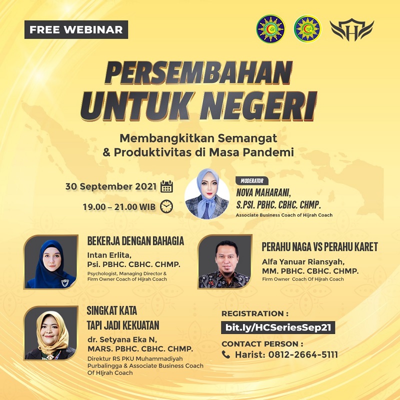 Webinar Series Persembahan Untuk Negeri