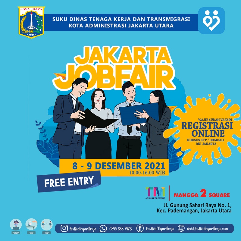 JOBFAIR New Normal 2021 SUDINAREKTRANS Jakarta Utara