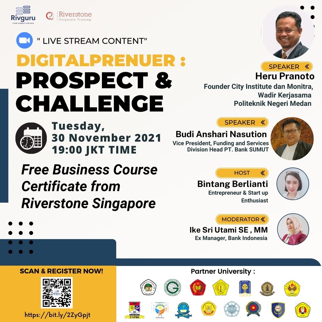 (FREE BUSINESS COURSE) DIGITALPRENUER : PROSPECT & CHALLENGE