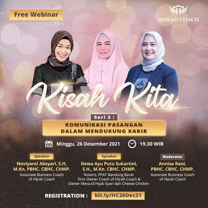 [Free Webinar] Komunikasi Pasangan dalam Mendukung Karir