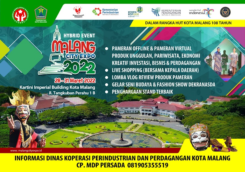 MALANG CITY EXPO 2022 PAMERAN HYBRID (OFFLINE/ONLINE)